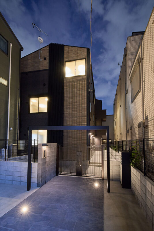 WoodCrest荒川Residence_エクステリア（夜）