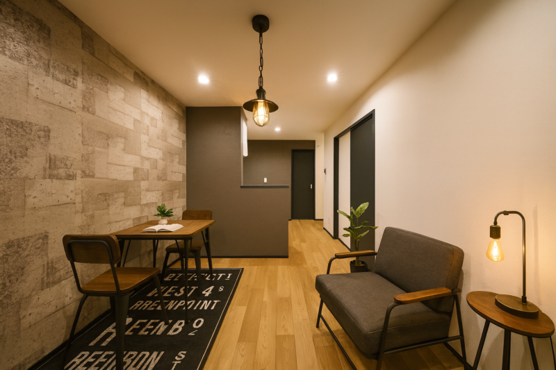 WoodCrest荒川Residence_家具配置イメージ